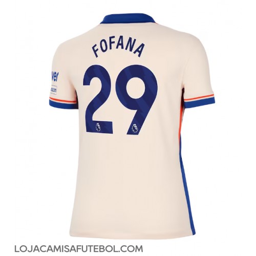 Camisa de Futebol Chelsea Wesley Fofana #29 Equipamento Secundário Mulheres 2024-25 Manga Curta